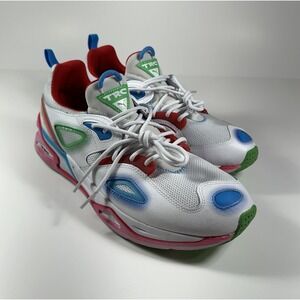 PUMA TRC Blaze Neon Sneakers Shoes White Multicolor Mens Sz 8.5 *NEW* 386783-01